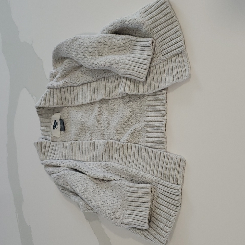 Cozy Cute Old Navy Cardigan Sweater Grey 12-18 Months